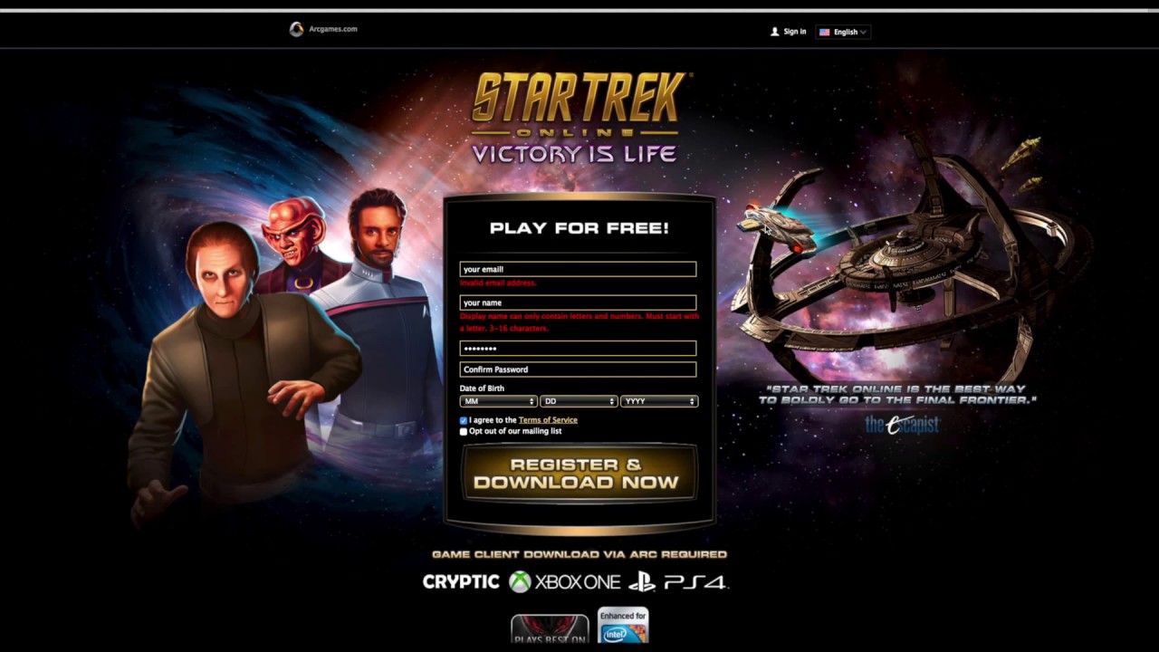 star trek games online free